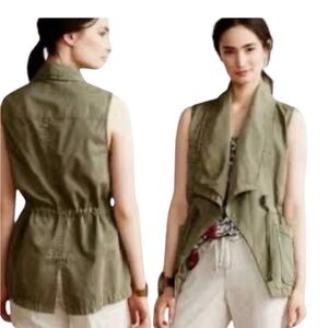 Sanctuary  Olive Green Women's Sleeveless Jacket size Small